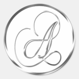 Sobre De Plata Falsa Monograma O Sello Favorito