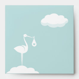 Sobre del bebé de la entrega de la cigüeña