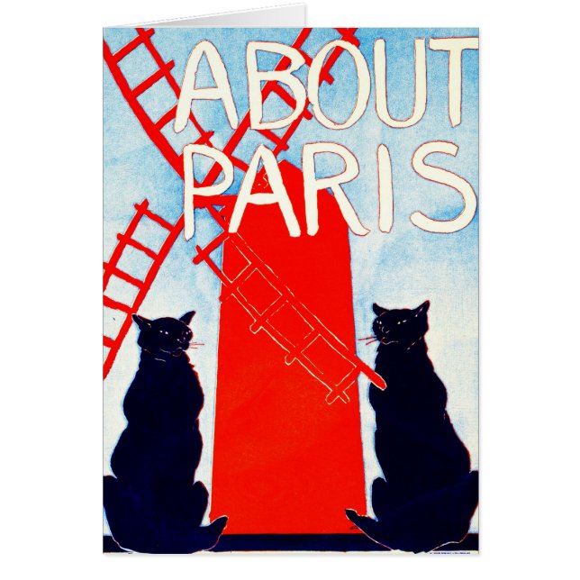 Sobre el anuncio 1895 de París (Frente)