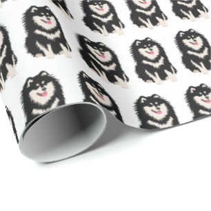 SOBRE EL RÍO Papel de regalo Finnish Lapphund