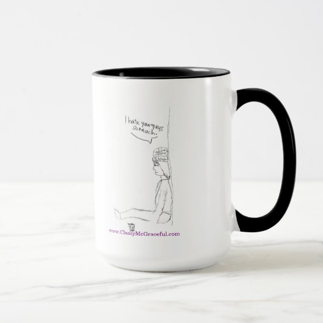 "Sobre él" taza (Derecha)