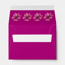 Sobre Fuchsia Floral Rosa A6