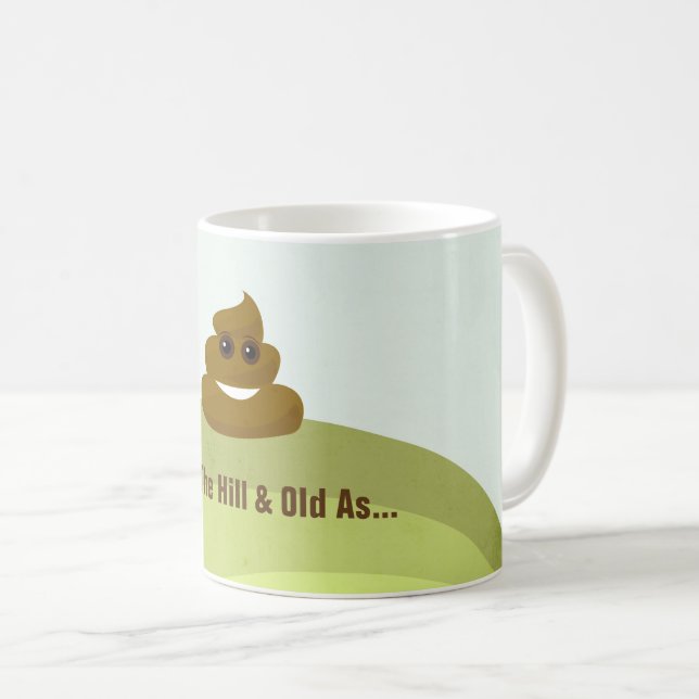 Sobre la colina y viejo como taza del cumpleaños (Anverso derecho)