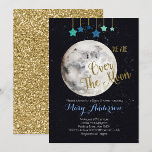 Sobre la invitación a Baby Shower por la luna
