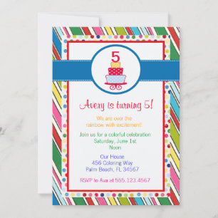 Sobre la invitación a la fiesta de cumpleaños del