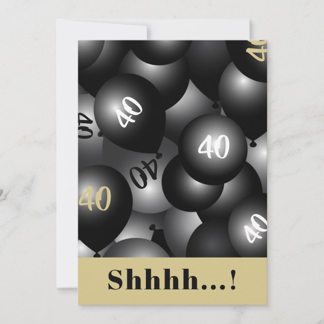 Sobre la invitación al globo negro de la colina (Anverso)