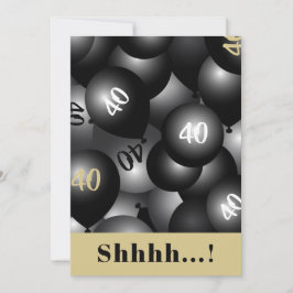 Sobre la invitación al globo negro de la colina