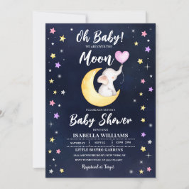 Sobre la invitación de Baby Shower a los elefantes