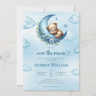 Sobre la invitación de Baby Shower de la Luna