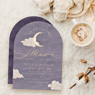 Sobre la Invitación de Baby Shower Luna Creciente