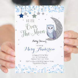 Sobre la lomo de la luna Baby Shower Invitación az