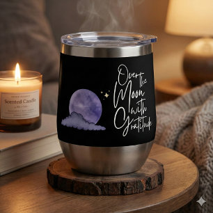 Sobre La Luna Con El Tumbler De Gratitud