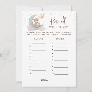 Sobre la luna ¿Cuántos años tenían la tarjeta de j