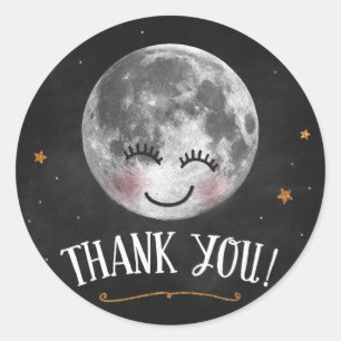 Sobre la luna gracias los pegatinas