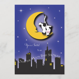 Sobre la luna | Invitación de Baby Shower