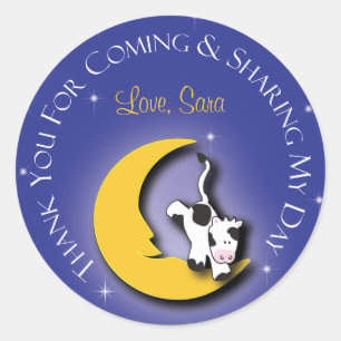 Sobre la luna   Pegatina a favor