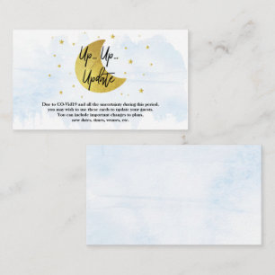 Sobre la luna   Tarjetas de actualización de Baby 