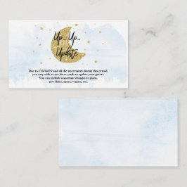 Sobre la luna | Tarjetas de actualización de Baby 