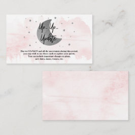 Sobre la luna | Tarjetas de actualización de Baby 