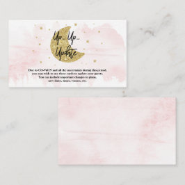 Sobre la luna | Tarjetas de actualización de Baby 