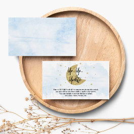 Sobre la luna | Tarjetas de actualización de Baby 