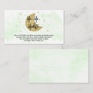 Sobre la luna   Tarjetas de actualización de Baby 