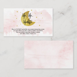 Sobre la luna | Tarjetas de actualización de Baby 