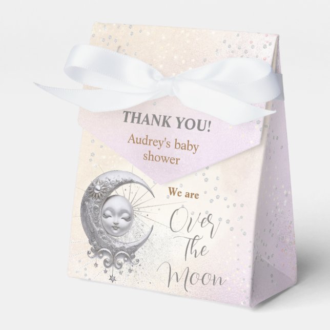 Sobre la Luna Unisex Caja De Favor De Tiendas Baby (Front Side)