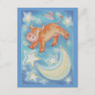 Sobre la postal de la Luna