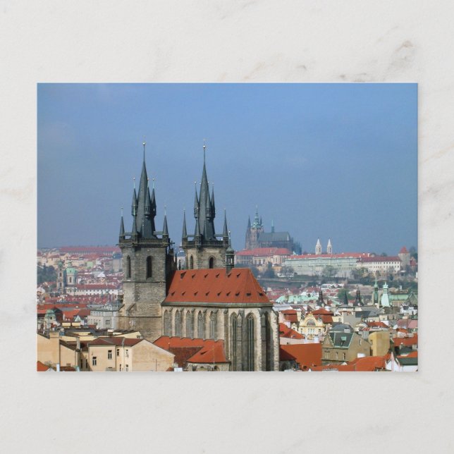 Sobre la postal de Praga (Anverso)