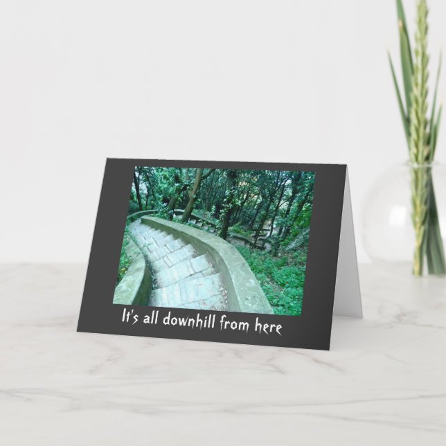 Sobre la tarjeta de cumpleaños de la colina (Anverso)