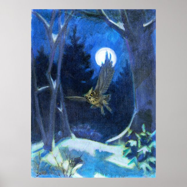 Sobre las alas silenciosas - Impresión del arte na (Frente)