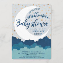 Sobre las invitaciones de Baby Shower de la luna