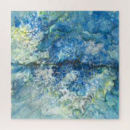 Sobre las montañas del rompecabezas del mar