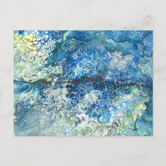 Sobre las montañas sobre la postal del mar (Anverso)