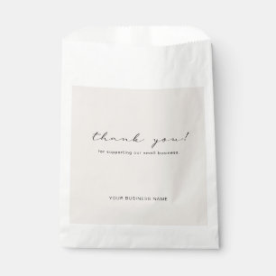 Sobre minimalista Gracias Bolsa De Papel De Envío
