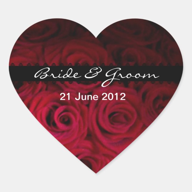 Sobre rosa rojo y Pegatinas a favor (Anverso)