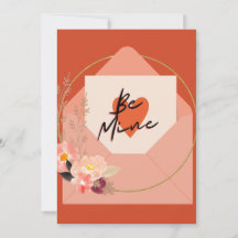 Sobre 'Sé mío' tarjeta de San Valentín