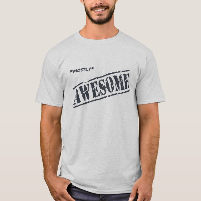 Sobre todo camiseta impresionante (luz) (Anverso)