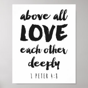 Sobre todo la impresión Poster de amor