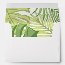 Sobre tropical Palm Hawai hojas tropicales
