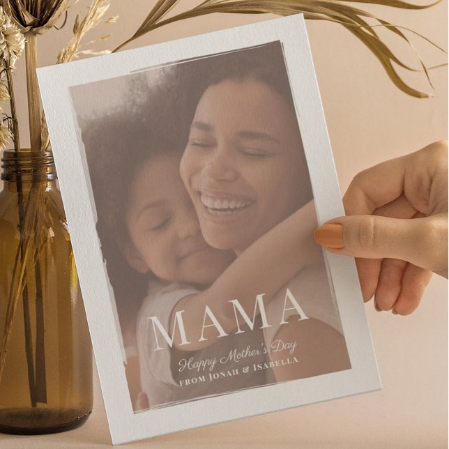 Sobrecarga cepillada tarjeta del día de la madre (Subido por el creador)