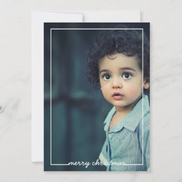 Sobrecarga de la tarjeta de fotos navideña, opcion