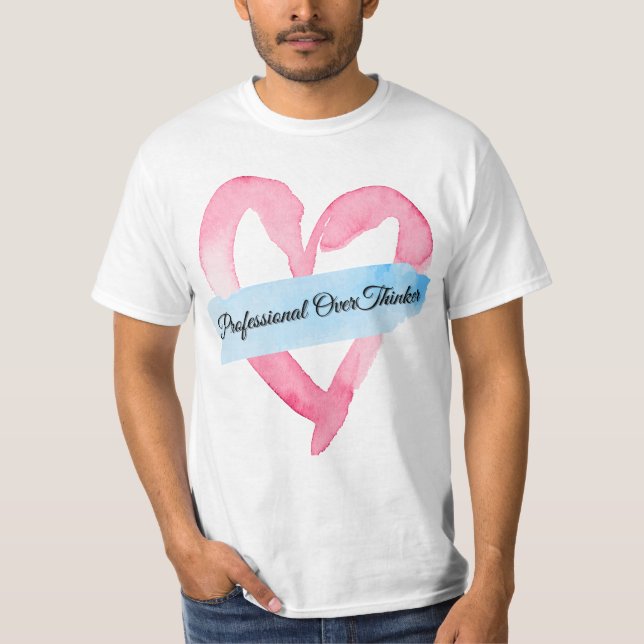 "Sobrepensador profesional | Camiseta (Anverso)