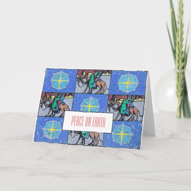 Sobreposición de color de la tarjeta navideña de 1 (Anverso)