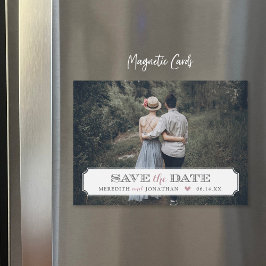 Sobreposición de fotos de marco elegante Guardar l