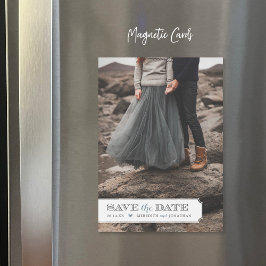 Sobreposición de fotos de marco elegante Guardar l