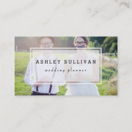 Sobreposición de fotos moderna | Tarjeta de visita