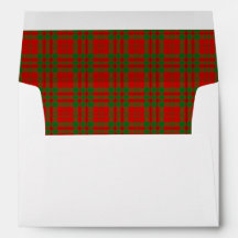 Sobres Bodas de Livingston Tartan