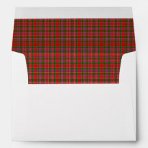 Sobres Bodas para MacAlister Tartan